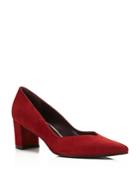Stuart Weitzman Everyday Suede Pointed Toe Pumps