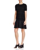 Timo Weiland Christie Knit Combo T-shirt Dress