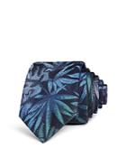Paul Smith Ombre Palm Leaf Silk Skinny Tie
