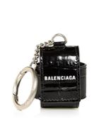 Balenciaga Cash Croc Embossed Patent Leather Airpod Case