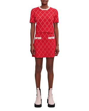 Maje Moderne Short Sleeve Sweater
