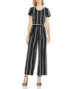 Vince Camuto Belted Striped Jumpsuit