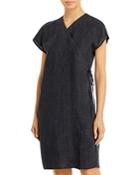 Eileen Fisher Linen Wrap Dress