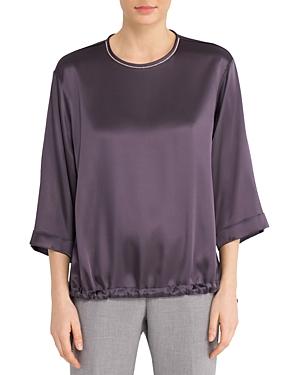 Peserico Drawstring Blouse