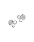 Ippolita Sterling Silver Onda Diamond Cluster Stud Earrings