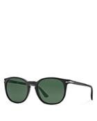 Persol Polarized Galleria Keyhole Square Sunglasses, 53mm
