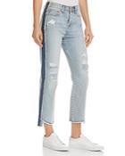 True Religion High Rise Starr Crop Straight Jeans In Tumbled Fossil