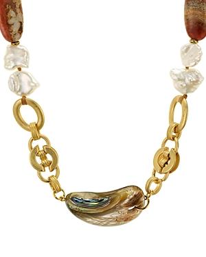 Chan Luu Abalone Chain Necklace, 16