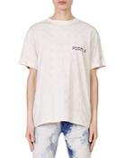 Purple Brand Textured Jersey Monogram Tee