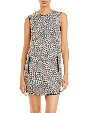 Emporio Armani Multi Colored Tweed Dress