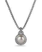 David Yurman Albion Pearl Necklace With Diamonds