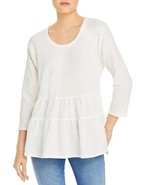 Kim & Cami Textured Babydoll Top