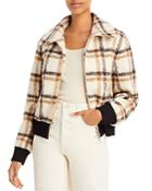 Jonathan Simkhai Pia Plaid Bomber Jacket