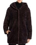 Capote Faux-fur Hooded Jacket