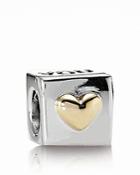 Pandora Charm - Sterling Silver & 14k Gold Love You, Moments Collection