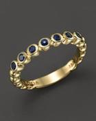 Lagos 18k Gold And Sapphire Stackable Ring