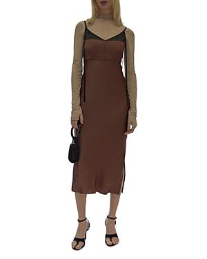 Helmut Lang Satin Slip Dress