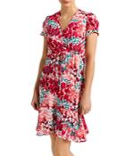 Gerard Darel Joy Crossover Printed Dress