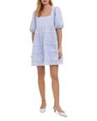 Maje Radoll Square Neck Cotton Dress
