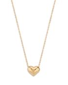 Bloomingdale's Puffed Heart Necklace In 14k Yellow Gold, 18 - 100% Exclusive