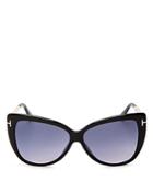 Tom Ford Reveka Oversized Butterfly Sunglasses, 59mm