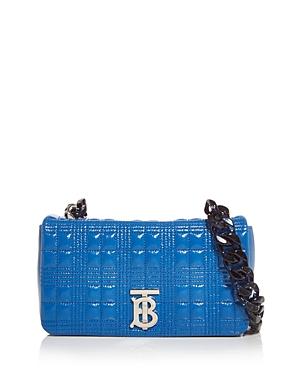 Burberry Lola Small Quilted Patent Leather Shoulder Bag