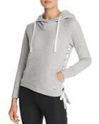 Marc New York Performance Asymmetric Lace-up Hoodie
