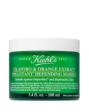 Kiehl's Since 1851 Cilantro & Orange Extract Pollutant Defending Masque 3.4 Oz.