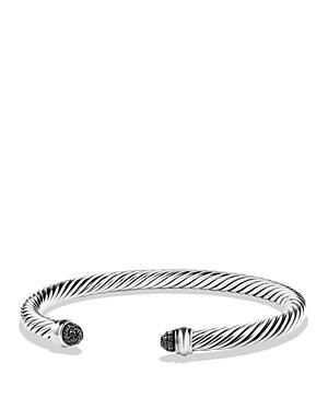 David Yurman Cable Classics Bracelet With Black Diamonds