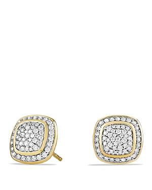 David Yurman Albion Earrings With Diamonds In 18k Gold