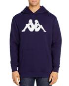 Kappa Authentic Dave Logo Applique Hooded Sweatshirt