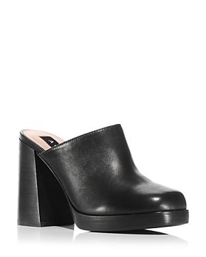 Aqua Women's Moda Square Toe High Heel Mules - 100% Exclusive