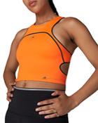 Adidas By Stella Mccartney Open Racerback Cropped Tank