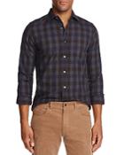 The Men's Store At Bloomingdale's Brushed-flannel Plaid Classic Fit Button-down Shirt - 100% Exclusive