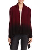 C By Bloomingdale's Cashmere Ombre Open Cardigan - 100% Exclusive