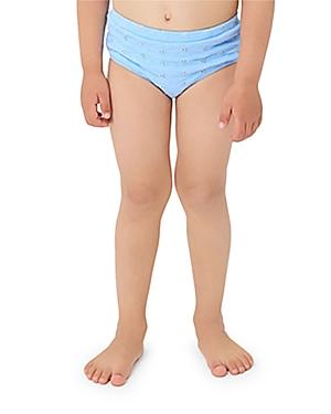 Frankies Bikinis Girls' Eyelet Bikini Bottom - Little Kid