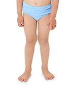Frankies Bikinis Girls' Eyelet Bikini Bottom - Little Kid