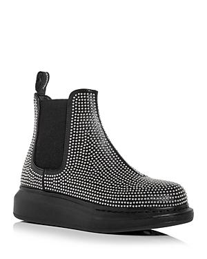 Alexander Mcqueen Women's Hybrid Studded Chelsea Boots
