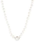 Carolee Cultured Freshwater Single Row Pearl Necklace, 18