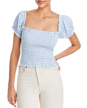 Chaser Smocked Puff Sleeve Top - 100% Exclusive