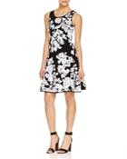 Milly Silhouetted Floral Dress