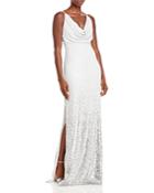 Dress The Population Jordana Sequined Cowl Neck Gown