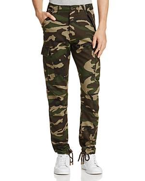 Uniform Camouflage Print Cargo Pants