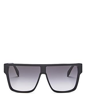 Alexander Mcqueen Men's Flat Top Sunglasses, 99mm