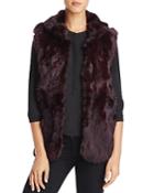 Adrienne Landau Rabbit Fur Vest - 100% Exclusive