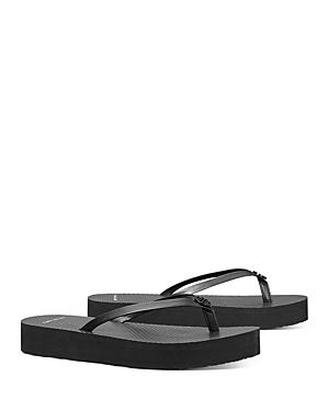 Tory Burch Women's Double T Flatform Flip Flops