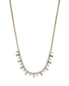 Nadri Chateau Mixed Crystal Small Frontal Necklace, 18