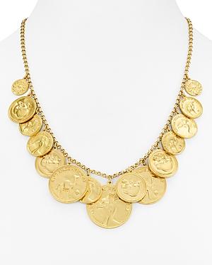Kate Spade New York Coin Statement Necklace, 18