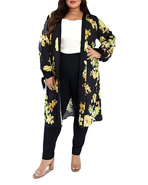 Maree Pour Toi Plus Open Front Long Cardigan