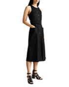 Ted Baker Jancita Button Through Racer Back Midi Dress